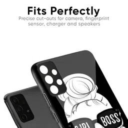 QRIOH Girl Boss Printed Samsung Galaxy S22 Ultra Back Case image 3