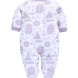 BABY GO Pack Of 2 Printed Round Neck Sleepsuits image 4