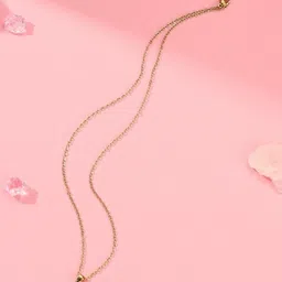 SALTY SALTY Gold & White Sign of the Stars Zodiac Aquarius Pendant With Chain-picture-42