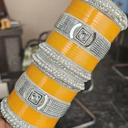 Mehpriye Alloy Silver-Plated Bangles image 1