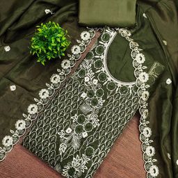 Maroosh Embroidered Unstitched Dress Material-picture-4