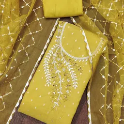 MANVAA Embellished Unstitched Dress Material-picture-23