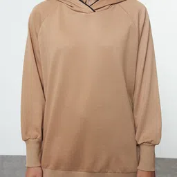 Trendyol Hooded Neck Long Sleeves Sweatshirt With Track Pant Co-Ords image 5