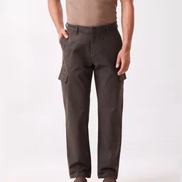 MH&Y Men Relaxed Slim Fit Cargo Styles Trousers-picture-17