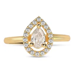 I Jewels Gold-Plated American Diamond & Cubic Zirconia Studded Adjustable Finger Ring-picture-28