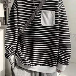 StyleCast x Revolte Men Striped Sweatshirt-picture-42