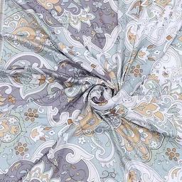 Monte Carlo Brown & White Ethnic Motifs Printed Mild Winter 210 GSM Double Bed Duvet image 5