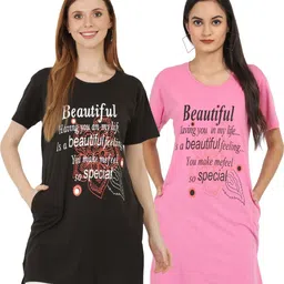 STYLE GRID Women Typography 2 Printed Pockets 1 T-shirt-picture-21