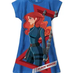 Wear Your Mind Girls Avengers Character Print T-shirt Dress-picture-13
