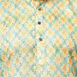 Go Stylish Men Geometric Printed Kurta image 3