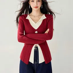 JC Collection Women Ribbed Cardigan-picture-36