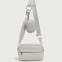 CORSICA Women Quilted Crossbody Satchel with Pouch image 5