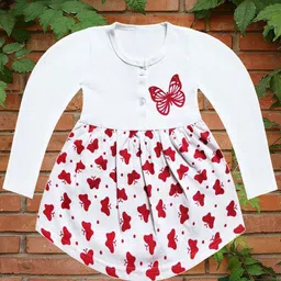 KidzzCart Girls Printed Fit & Flare Dress-image-26
