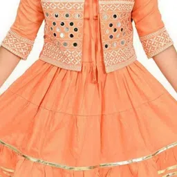 NFashion Girls Orange Clothing Set image 3