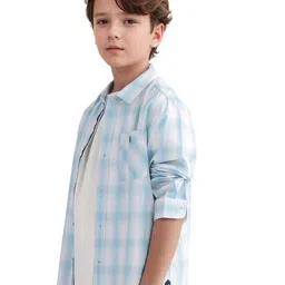 RARE ONES Boys Opaque Checked Casual Shirt image 2