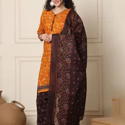 KALINI Women Ethnic Motifs Printed Kurta with Palazzos & Dupatta-picture-27