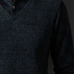 StyleCast x Revolte Self Design Long Sleeves Pullover Sweater image 4