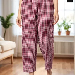 Kryptic Women Pack Of 2 Pure Cotton Mid-Rise Lounge Pants-picture-17