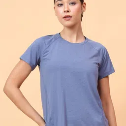 Fitkin Women Striped Anti Odour Pockets T-shirt-image-38