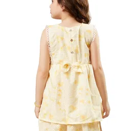 VAVA Creation Girls Self Design Layered Fit & Flare Dress image 4
