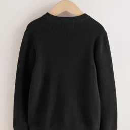 NEXT Boys Pure Cotton Ribbed Sweater image 2