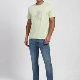 Peter England Casuals Men Skinny Fit Mid-Rise Heavy Fade Jeans image 2
