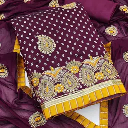 Maroosh Embroidered Unstitched Dress Material-picture-36