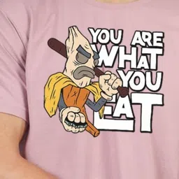 Greylongg Men Typography Printed Round Neck Cotton T-shirt image 2