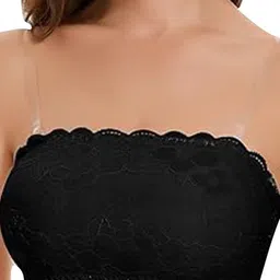 ComfyStyle Floral Bandeau Bra Full Coverage Lightly Padded image 5