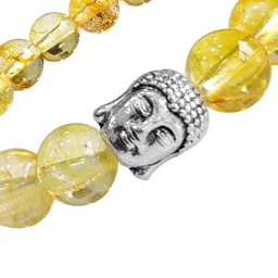 Divine souvenirs Unisex Artificial Beaded Elasticated Bracelet image 2