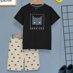 HELLCAT Boys Printed T-shirt with Shorts image 5