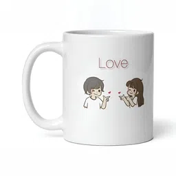 Mr UVD White & Black Graphics Printed Ceramic Matte Mug 350 ml-image-82