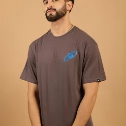 grage Oversized Graphic Grey T-Shirt-picture-22