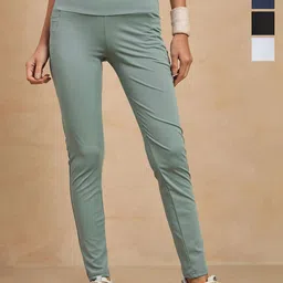 COLOR CAPITAL Women Pack of 4 Skin Fit Antimicrobial Tights-picture-18