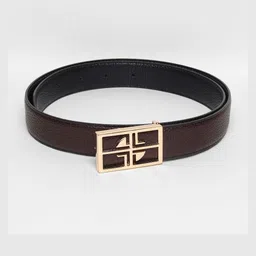 Roadster Men Textured PU Reversible Formal Belt image 3