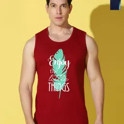 WOOSTRO Men Pack of 2 Typography Printed Round Neck Cotton Slim Fit T-shirts-picture-40