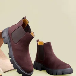 Bxxy Men Suede Slip-on Chelsea Boots-image-31