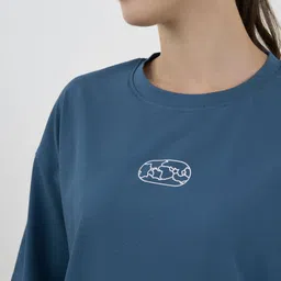 DCYPHR Women Typography Printed Round Neck T-shirt image 2