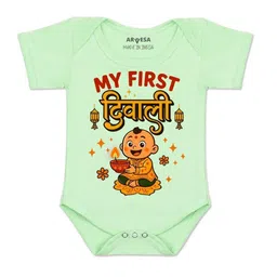 arvesa My First Diwali Printed Romper-picture-33