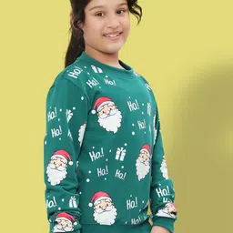 Ninos Dreams Girls Printed Round Neck Pullover Sweatshirt image 3