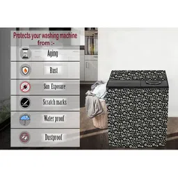 The Furnishing Tree Polyester Waterproof Semi Automatic Washing Machine Cover Compatible for Godrej image 2