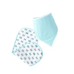 The White Cradle Infants Printed Bibs & Burp Cloth image 1