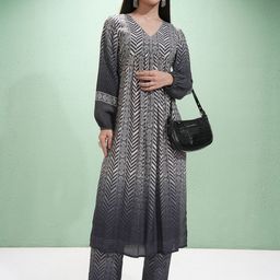 Vishudh Women Printed Regular Kurta with Palazzos-picture-11