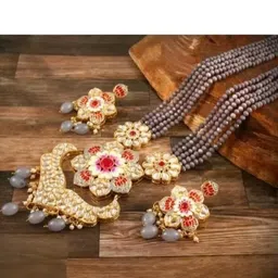 ARADHEMA Women Grey Jewellery Set image 1