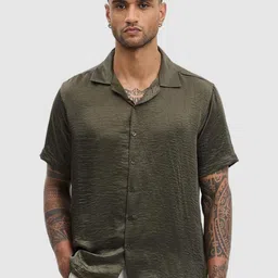 Snitch Men Relaxed Boxy Casual Shirt-image-69