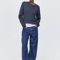 H&M Long-Sleeved Cotton Top image 4