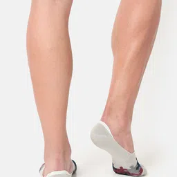 OLWEN Men Pack Of 3 Printed Cotton No-Show Shoe Liner Socks image 4