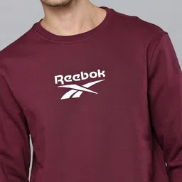 Reebok Brand Logo Print Sweatshirt image 3
