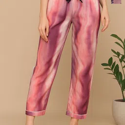 ETC Women Pack Of 2 Printed Mid-Rise Lounge Pants-image-34