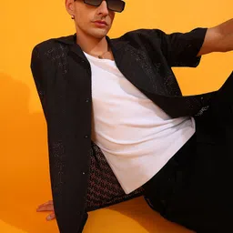 INDICLUB Men Relaxed Opaque Casual Shirt-picture-17